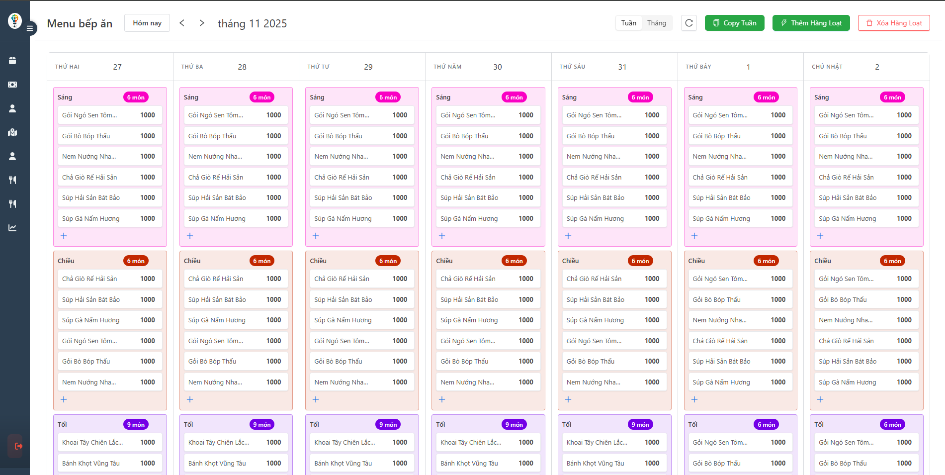 Giao diện bán vé lẻ
